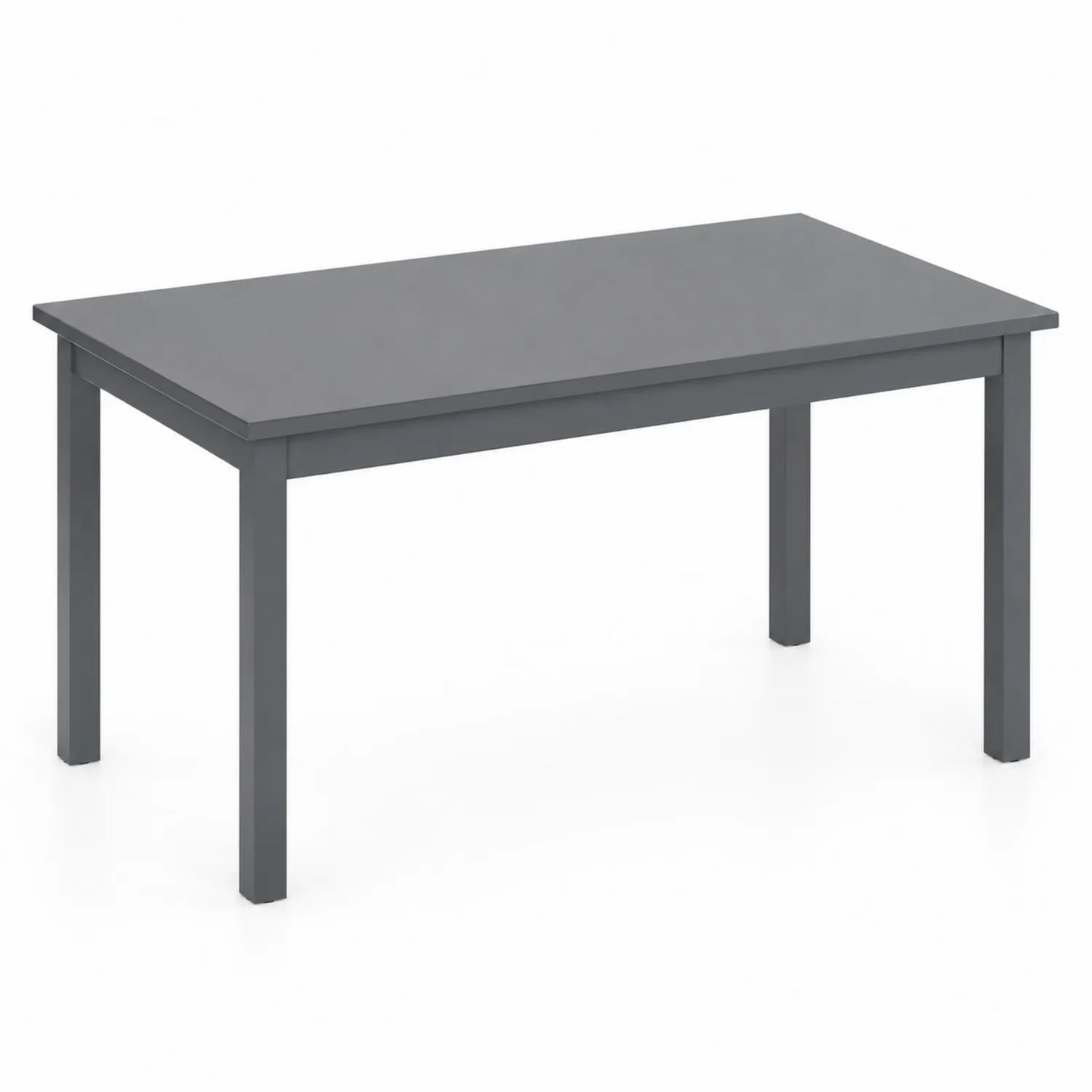 Table à manger rectangulaire en bois Gris 120x75x75 cm